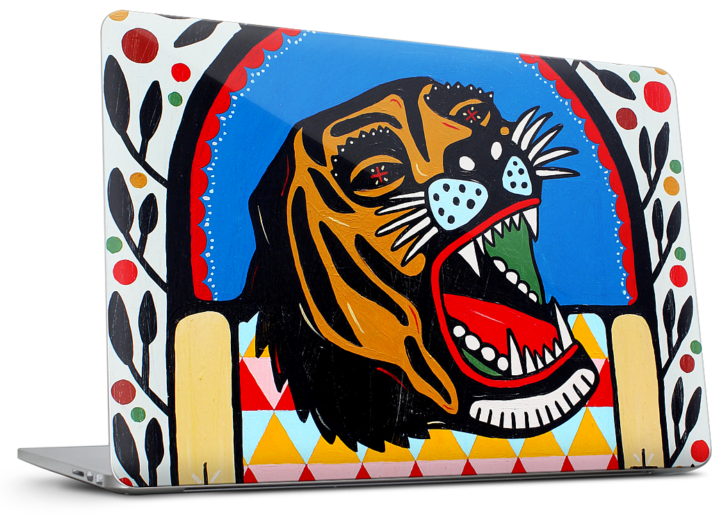 Tiger Coffin MacBook Skin
