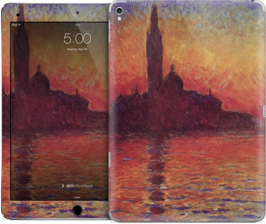 Sunset in Venice iPad Skin