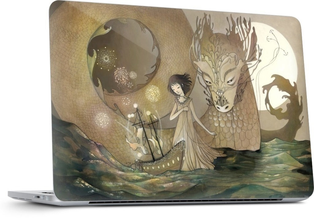 Water Dragon MacBook Skin