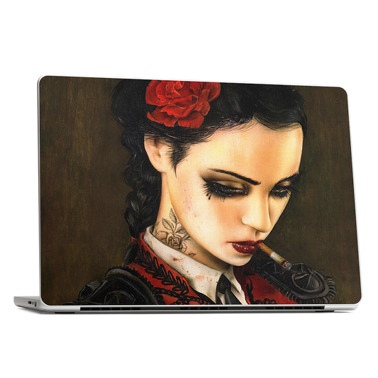 Bull Fight Her MacBook Skin