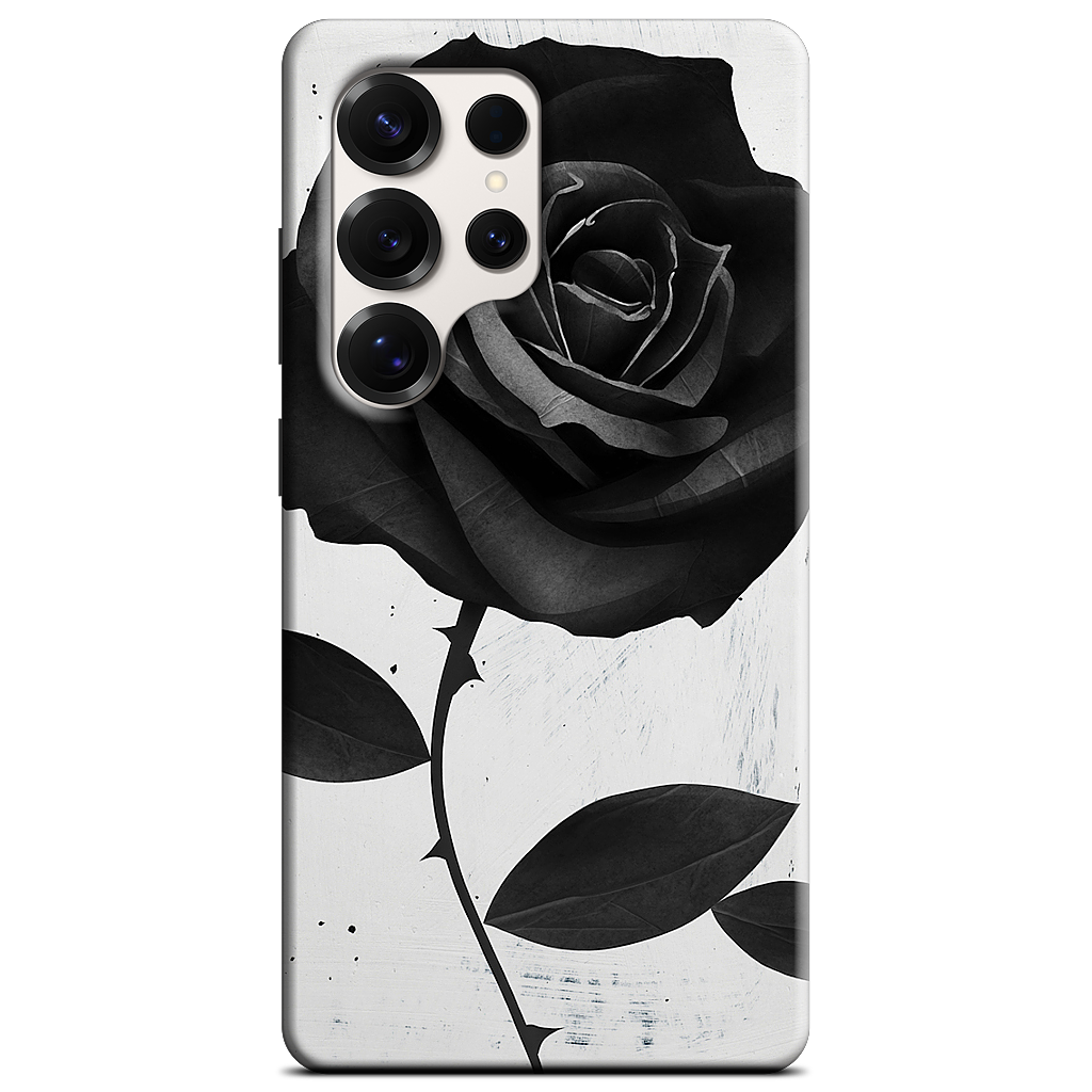 Fabric Rose Samsung Case
