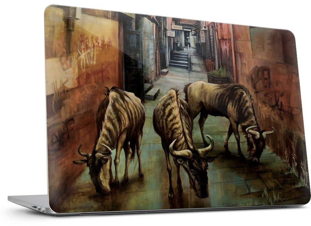 "Street of Three Beasts" -Levinson MacBook Skin