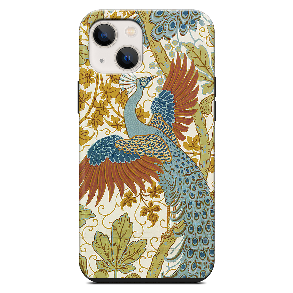 Fig and Peacock iPhone Case