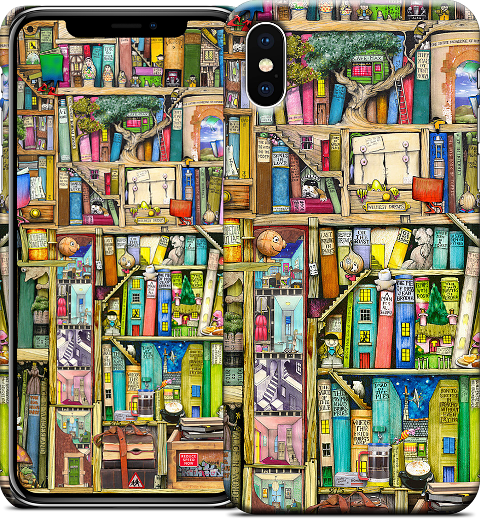 Bookshelf 2c iPhone Case