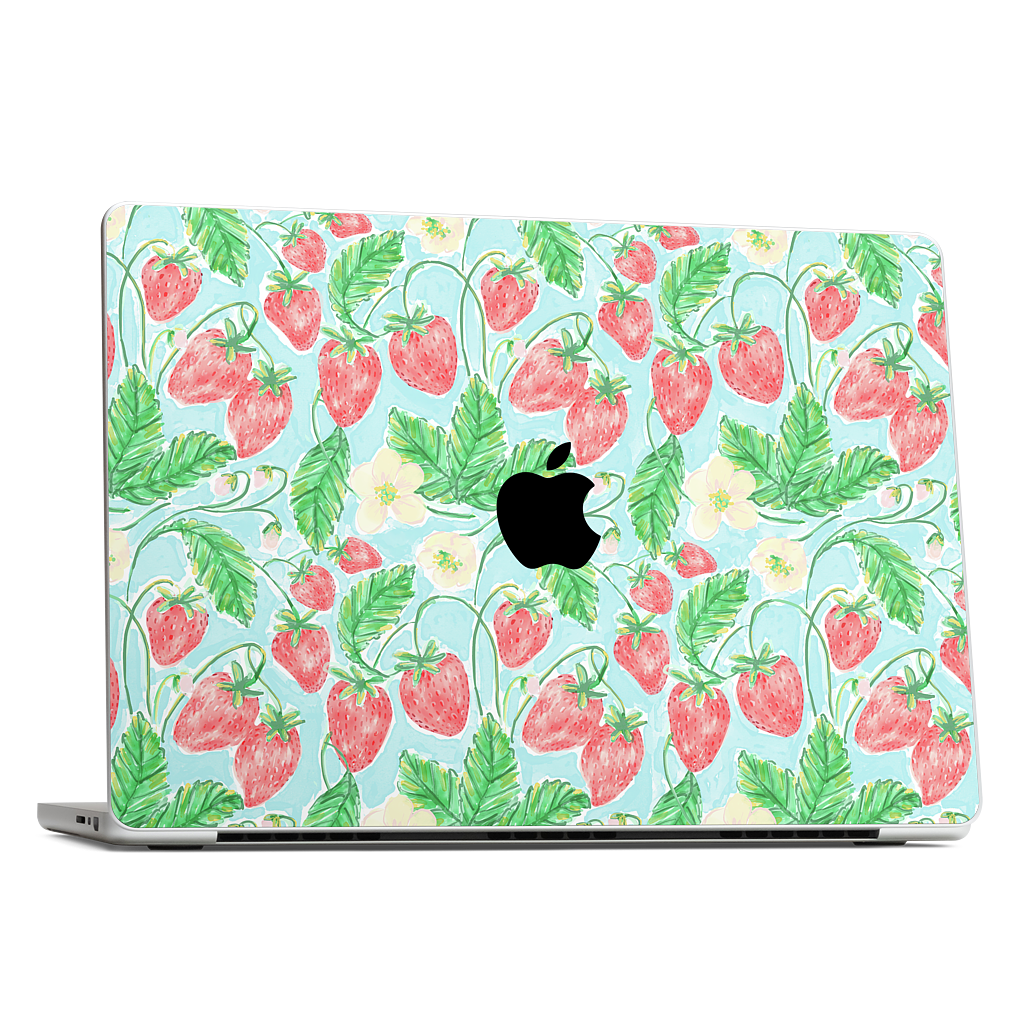 Wild Strawberries MacBook Skin