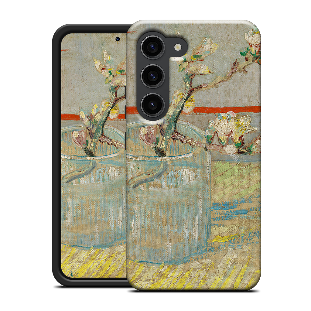 Spring of Flowering Almond in a Glass Samsung Case