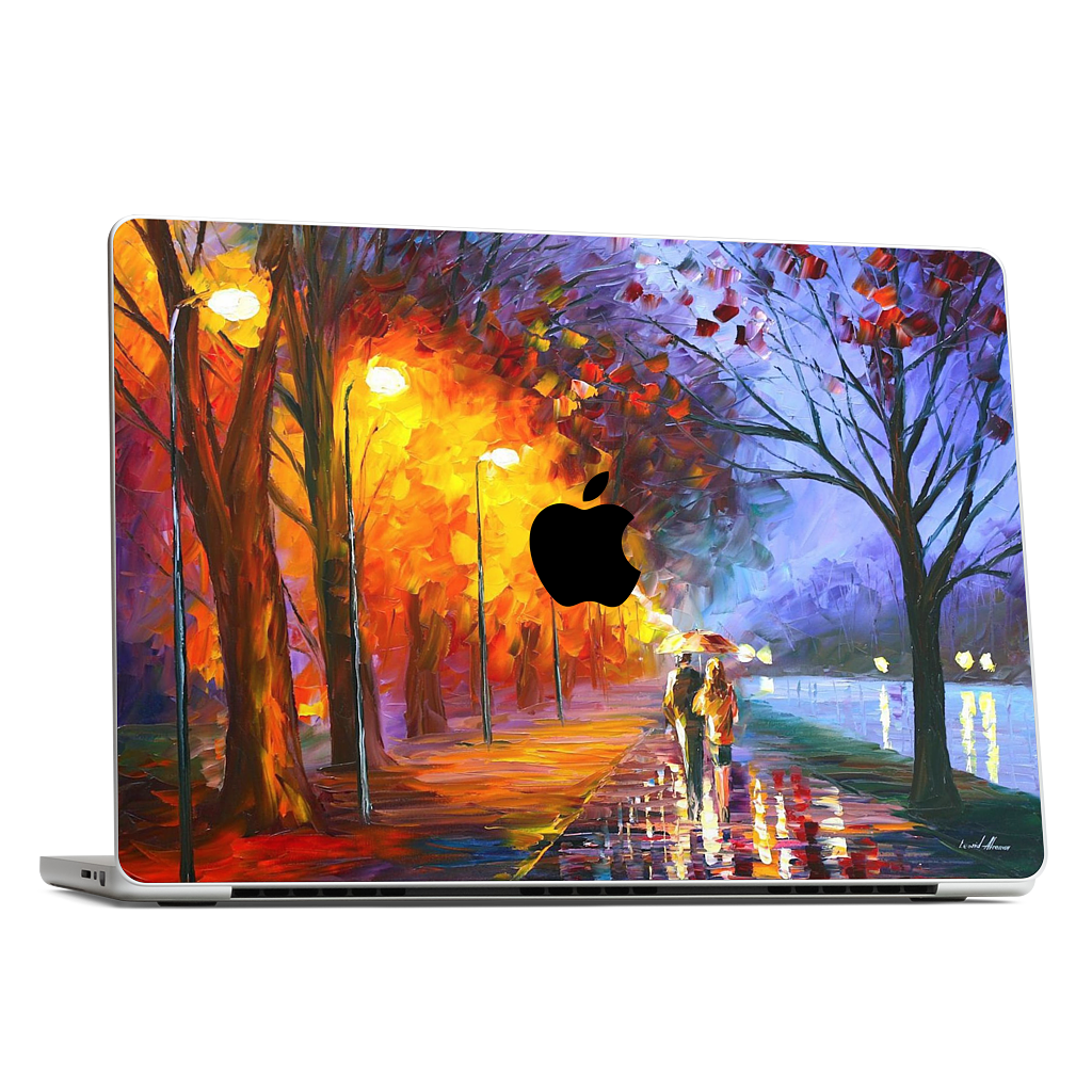 ALLEY BY THE LAKE by Leonid Afremov MacBook Skin