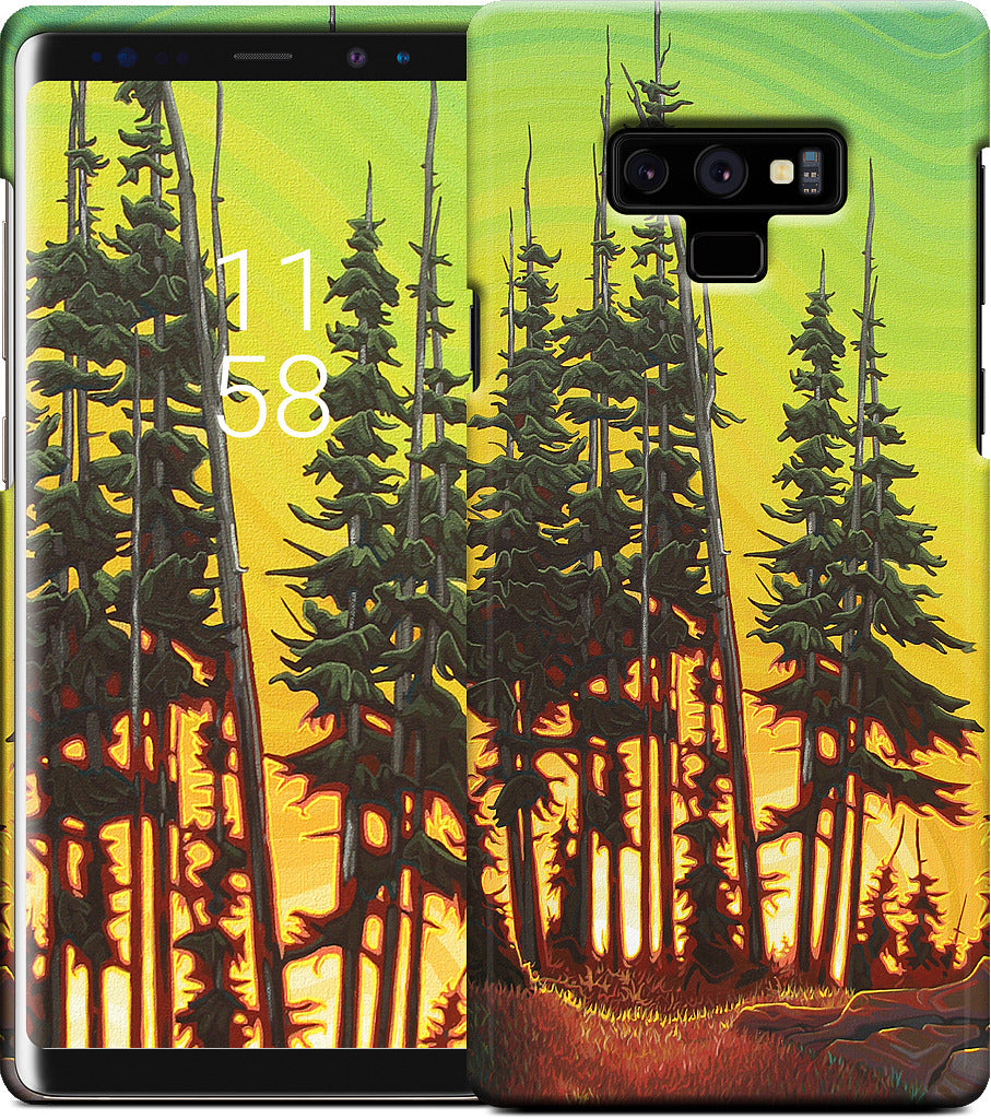 Green Skies At Night Samsung Case