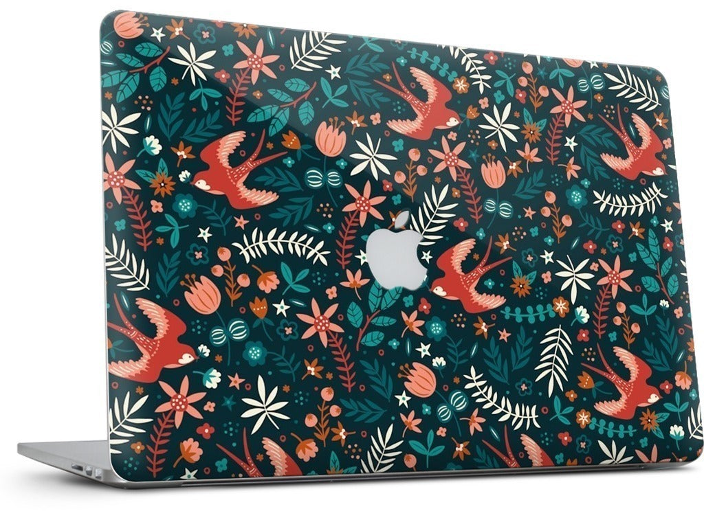 Flying Swallows MacBook Skin