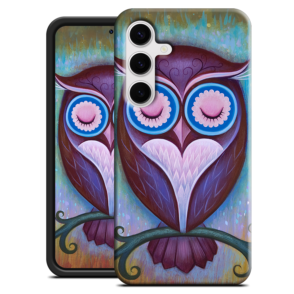 Sleepy Owl Samsung Case