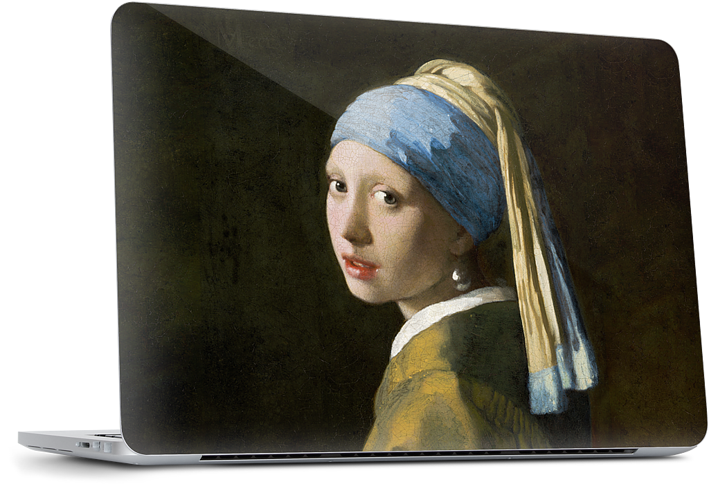 Girl with a Pearl Earring MacBook Skin
