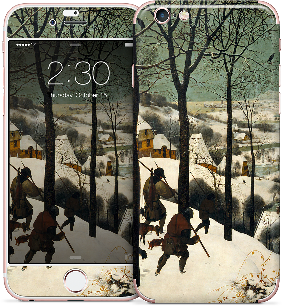 Hunters in the Snow iPhone Skin
