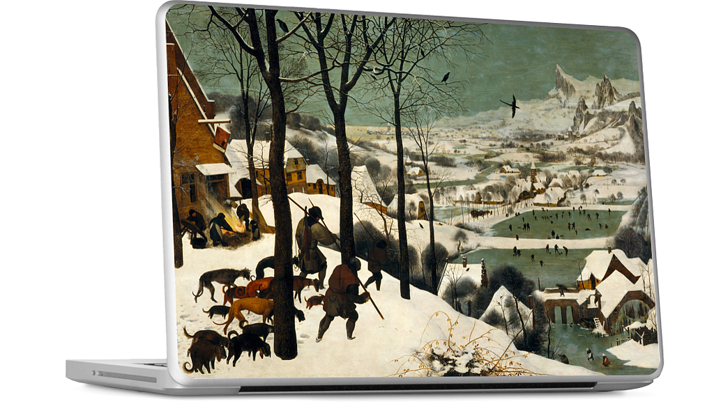 Hunters in the Snow MacBook Skin