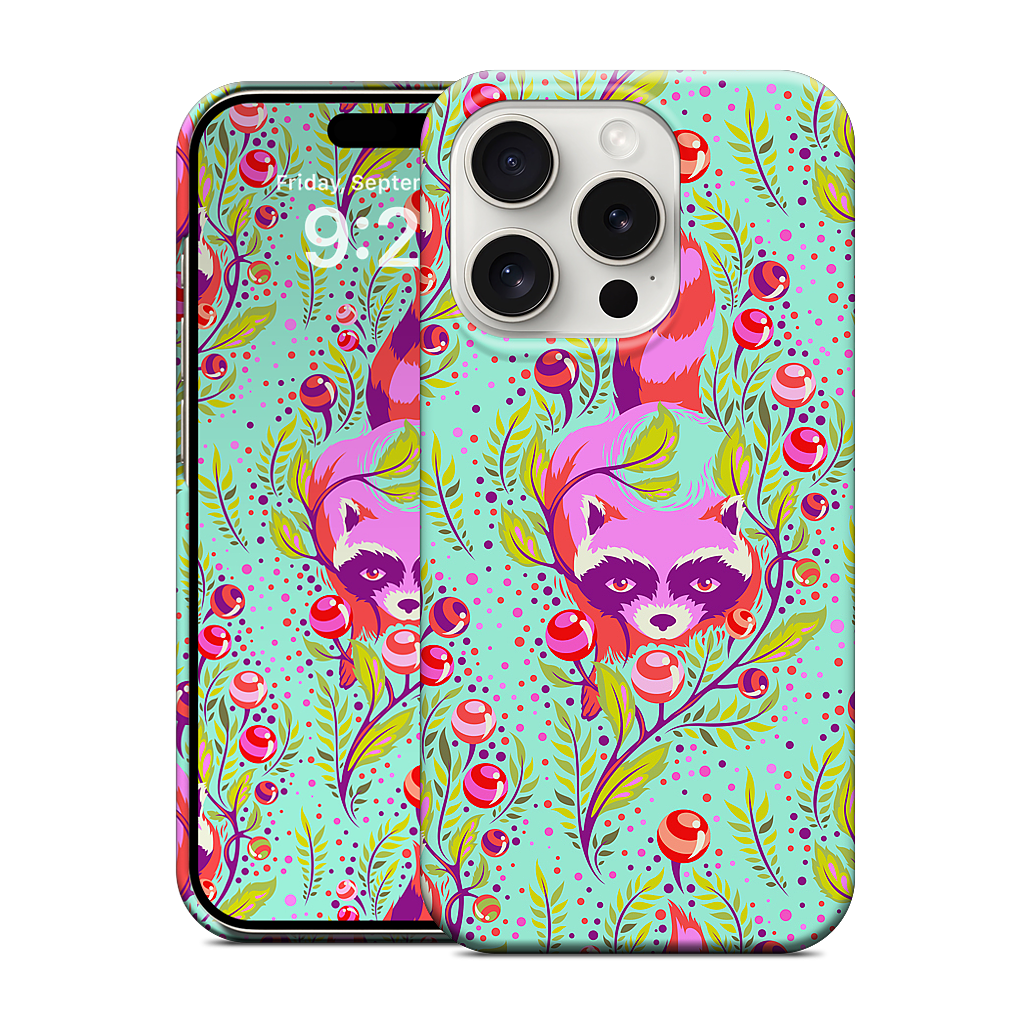 Raccoon Poppy iPhone Case