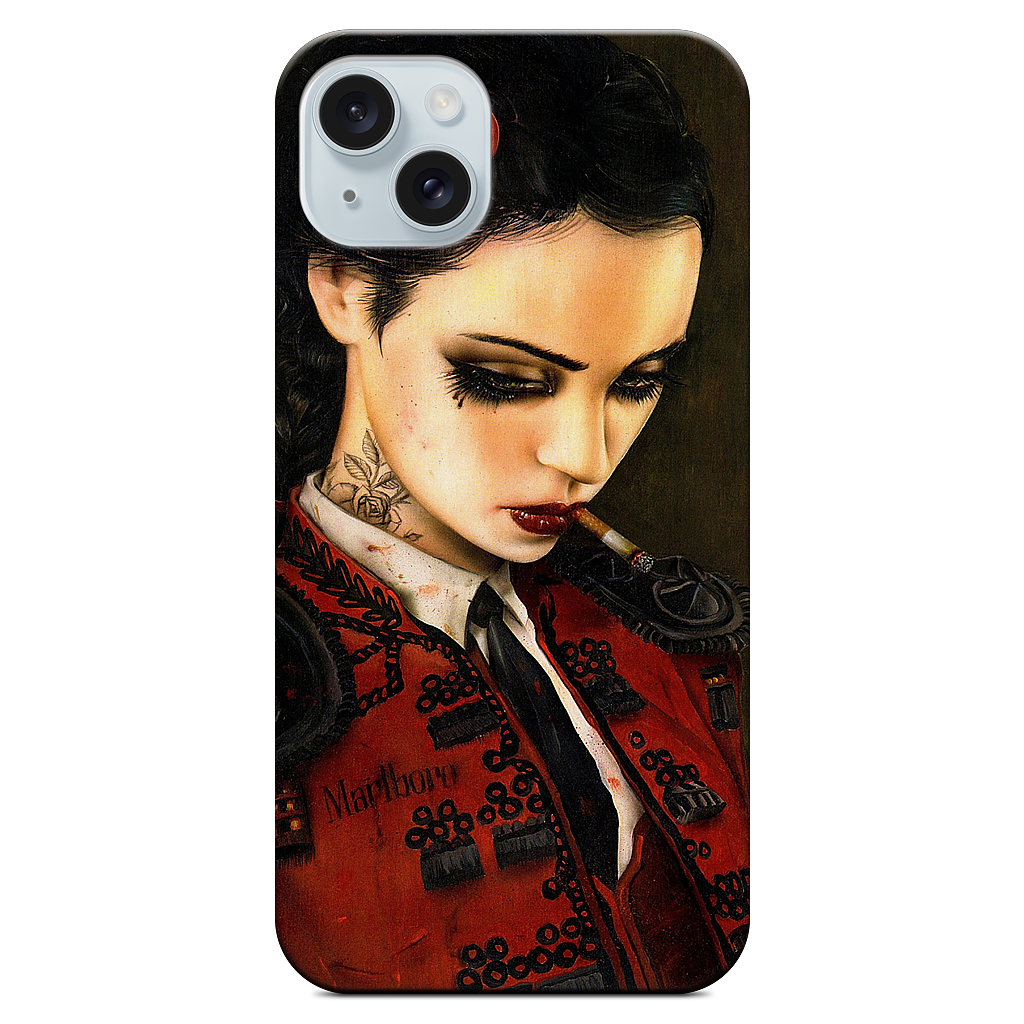 Bull Fight Her iPhone Case