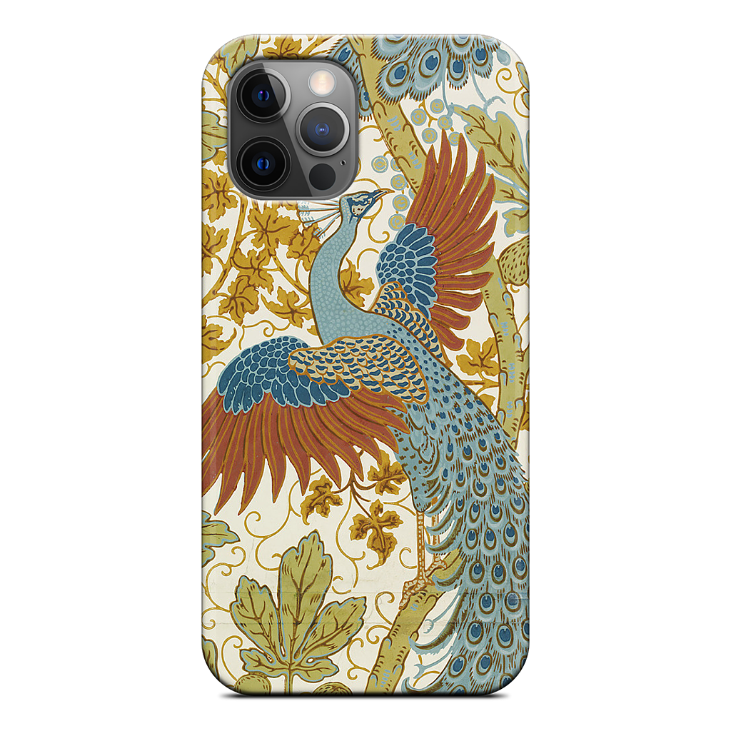 Fig and Peacock iPhone Case