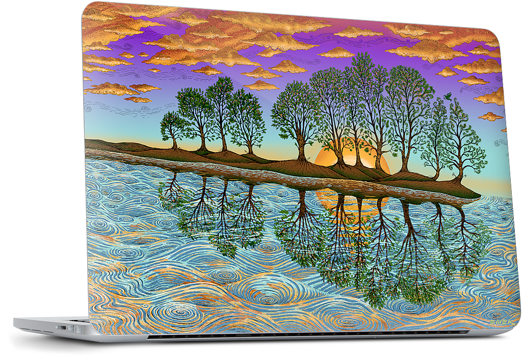 Guitar In Sea Major MacBook Skin