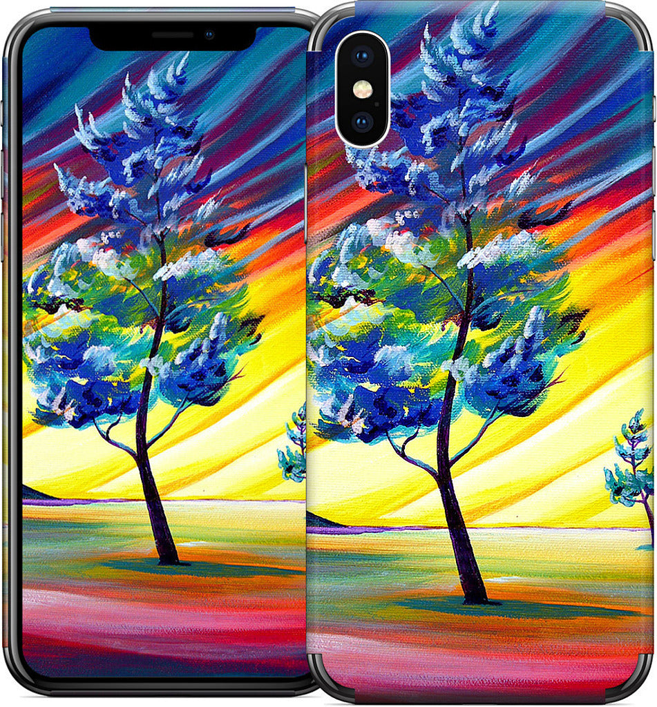 Thick Frost Sunset Glow iPhone Skin