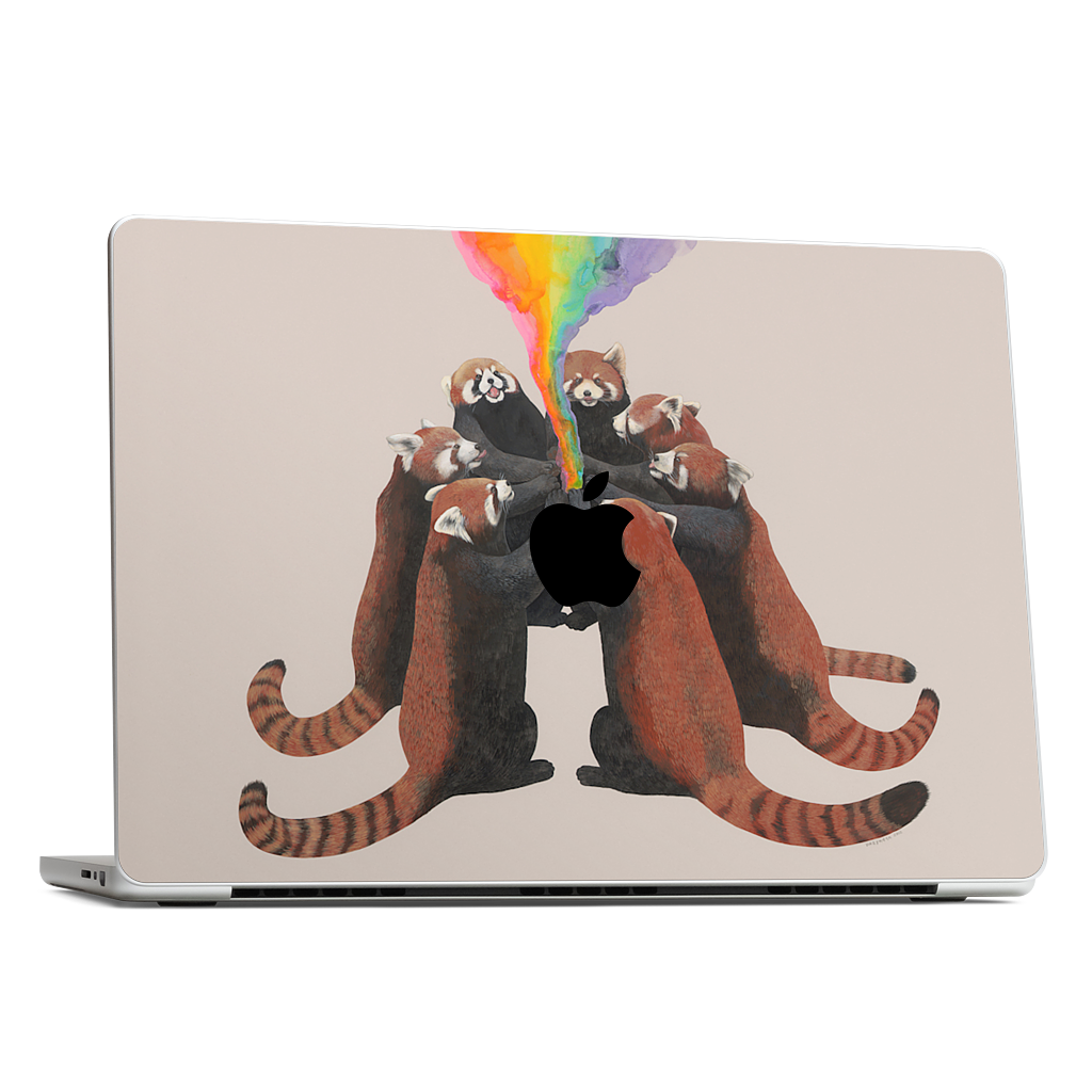 Red Pandas MacBook Skin