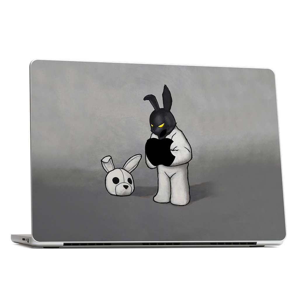 Black In White MacBook Skin