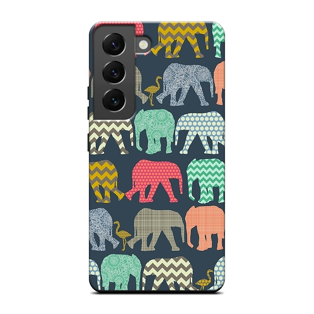 baby elephants and flamingos Samsung Case