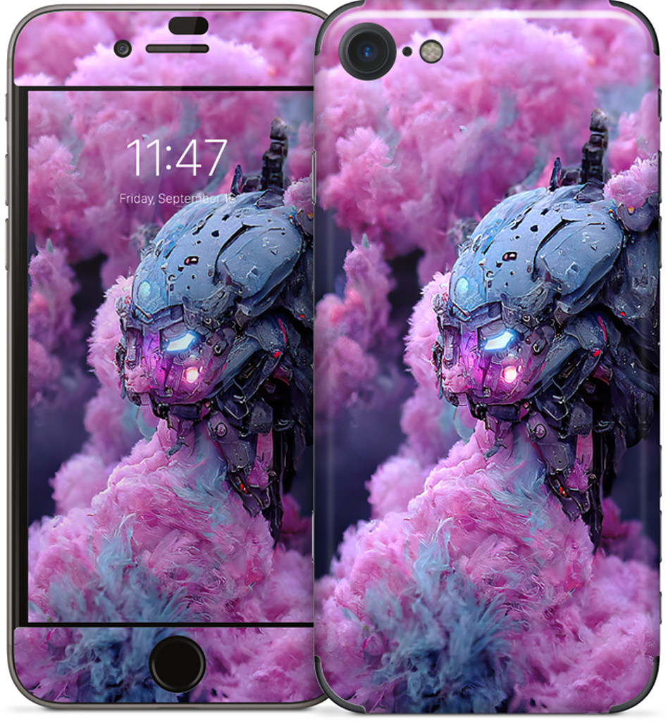 Cotton Candy Mechs iPhone Skin