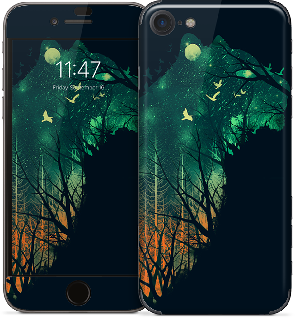 Space Tiger iPhone Skin