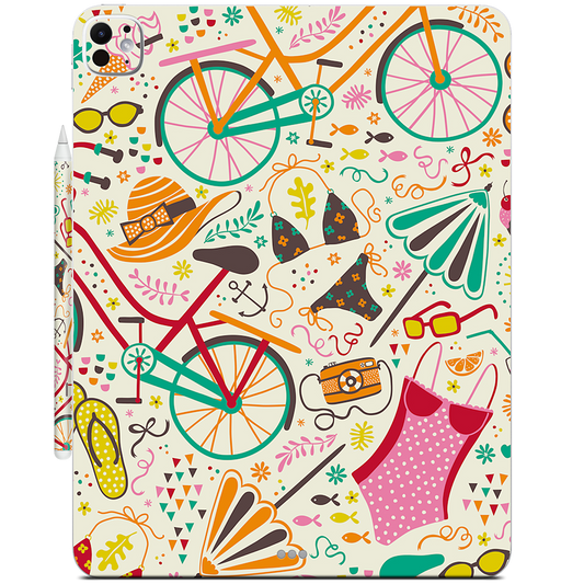 Seaside Cycle iPad Skin