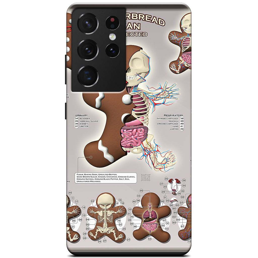 Gingerbread Man Dissected Samsung Case