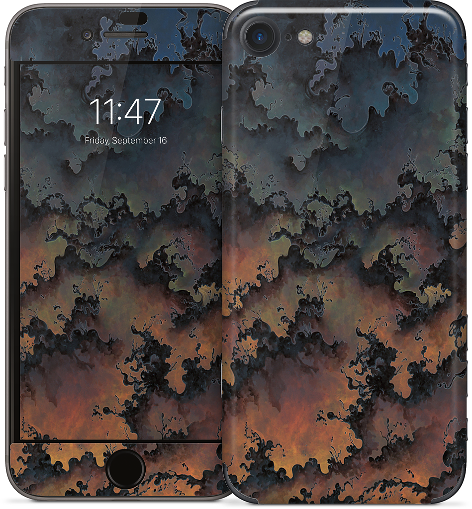 Tossed Inverted iPhone Skin
