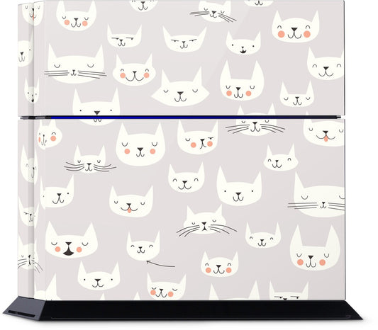 Cat Faces PlayStation Skin