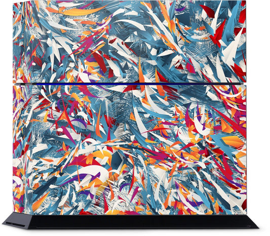 Excited Colours PlayStation Skin