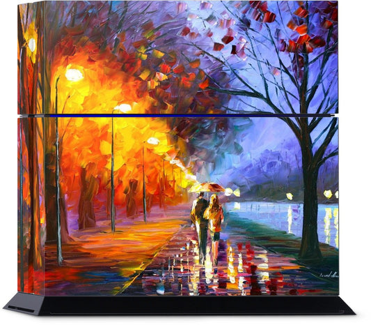 ALLEY BY THE LAKE by Leonid Afremov PlayStation Skin