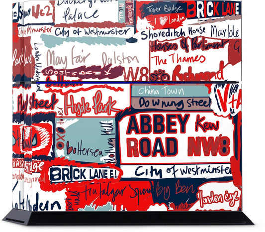 London Words PlayStation Skin