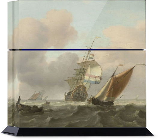 Ships in Choppy Sea PlayStation Skin