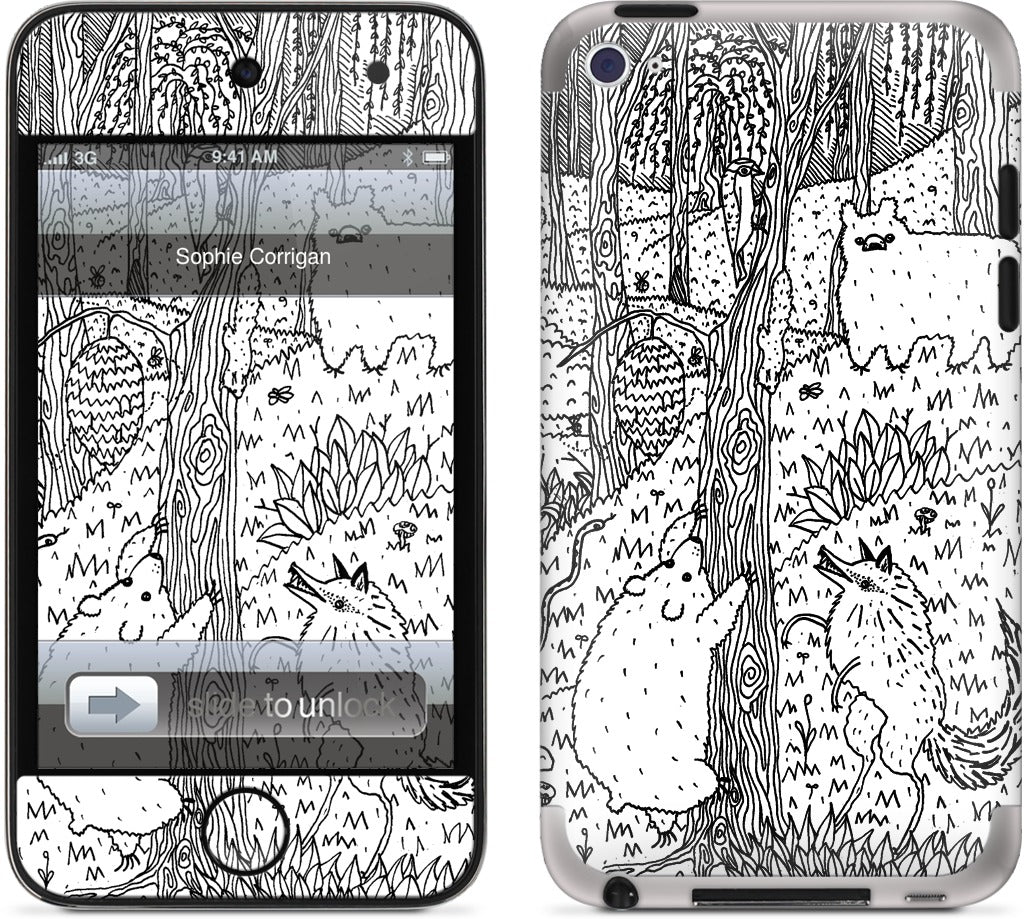 Diurnal Animals of the Forest iPod Skin