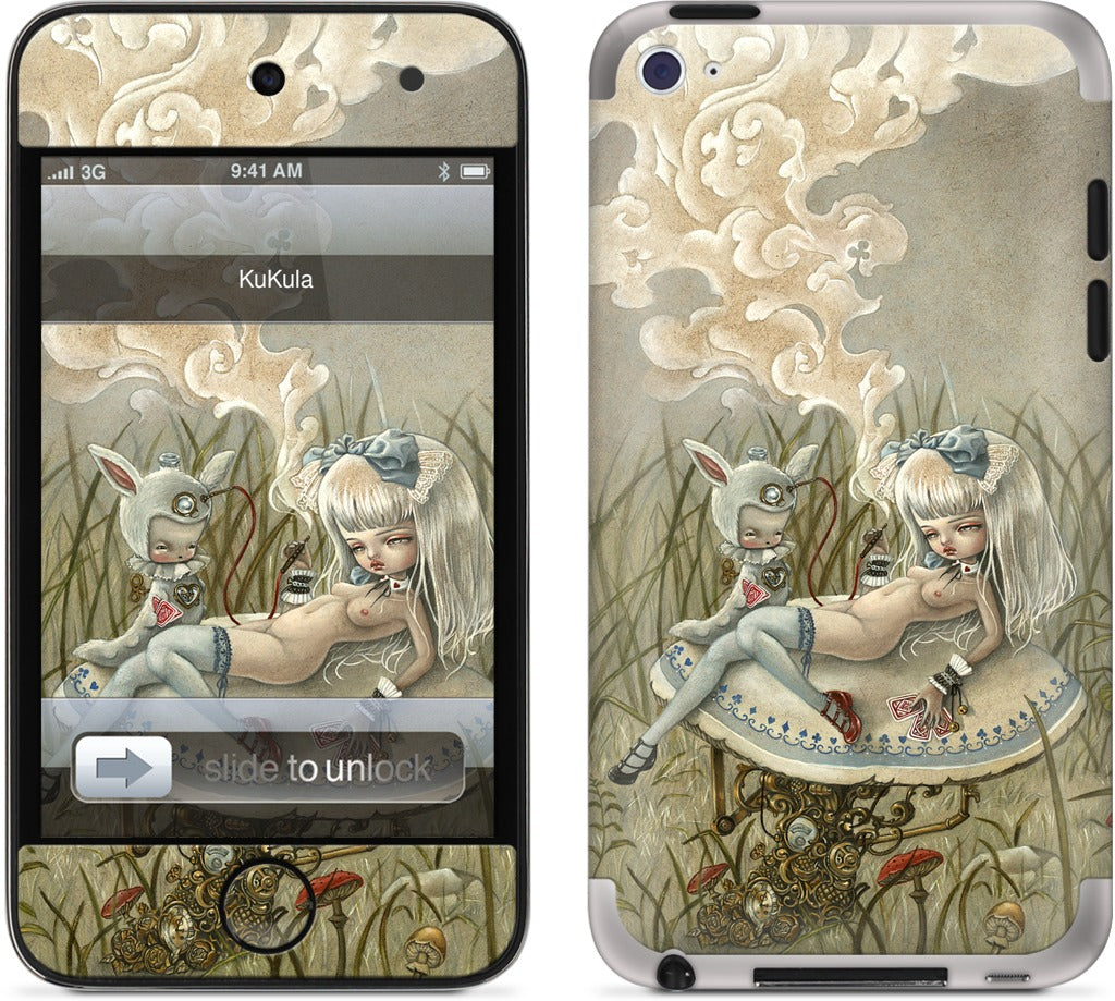 Alice and the Caterpillar iPod Skin