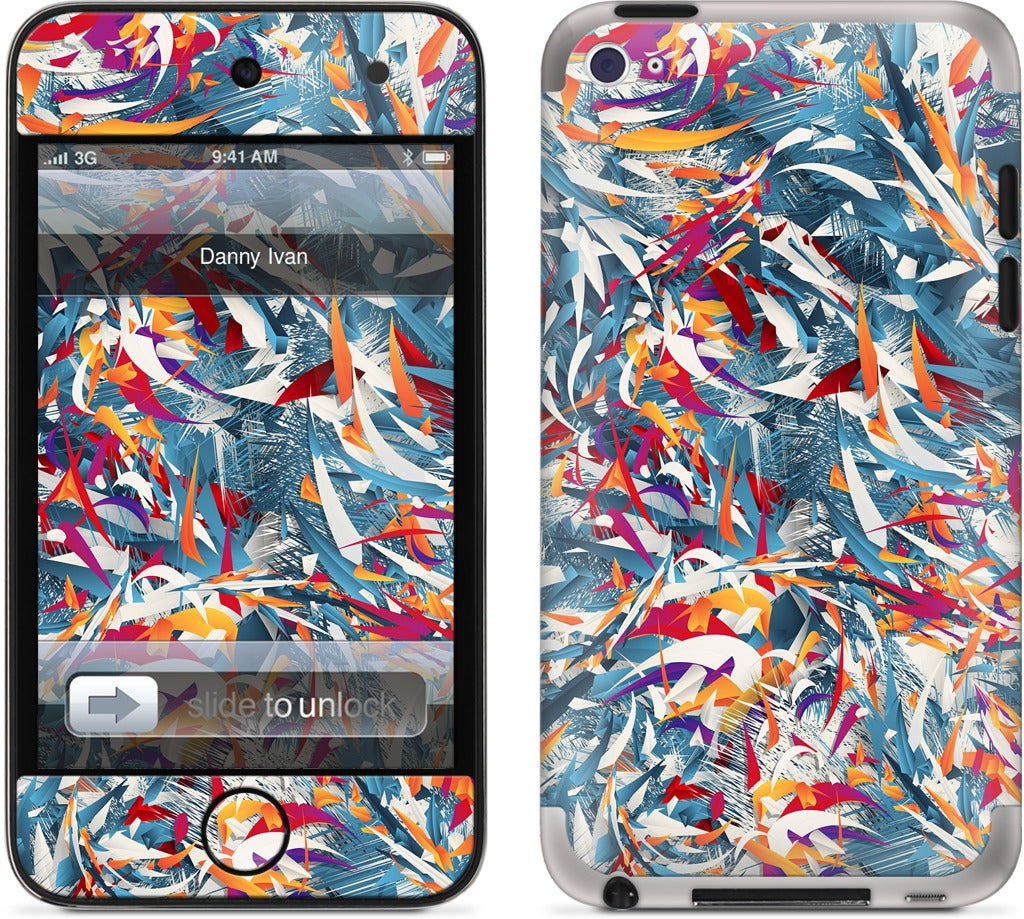 Excited Colours iPod Skin