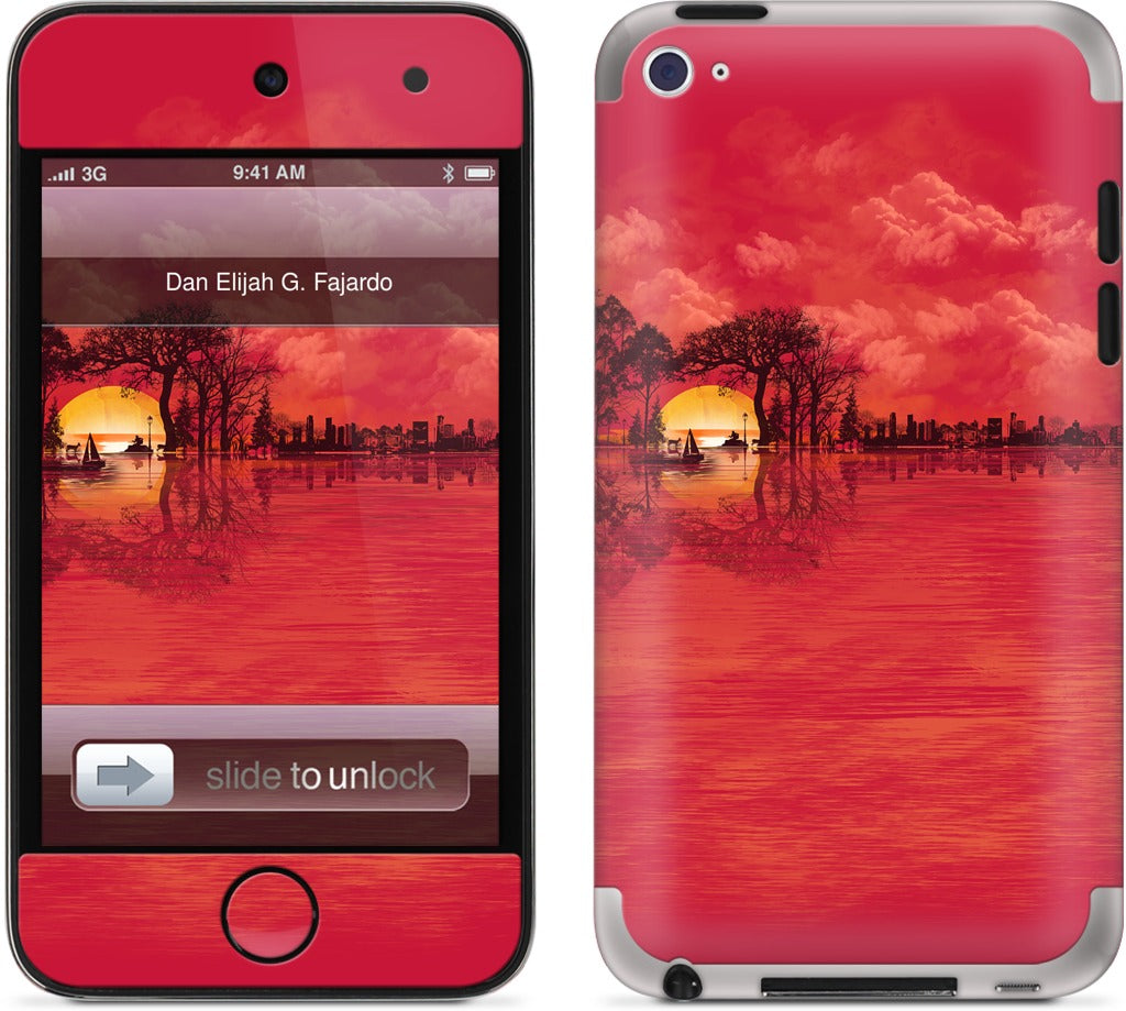 Musical Sunset iPod Skin