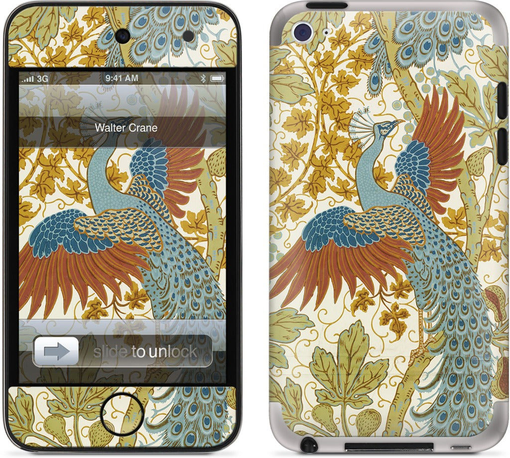 Fig and Peacock iPod Skin