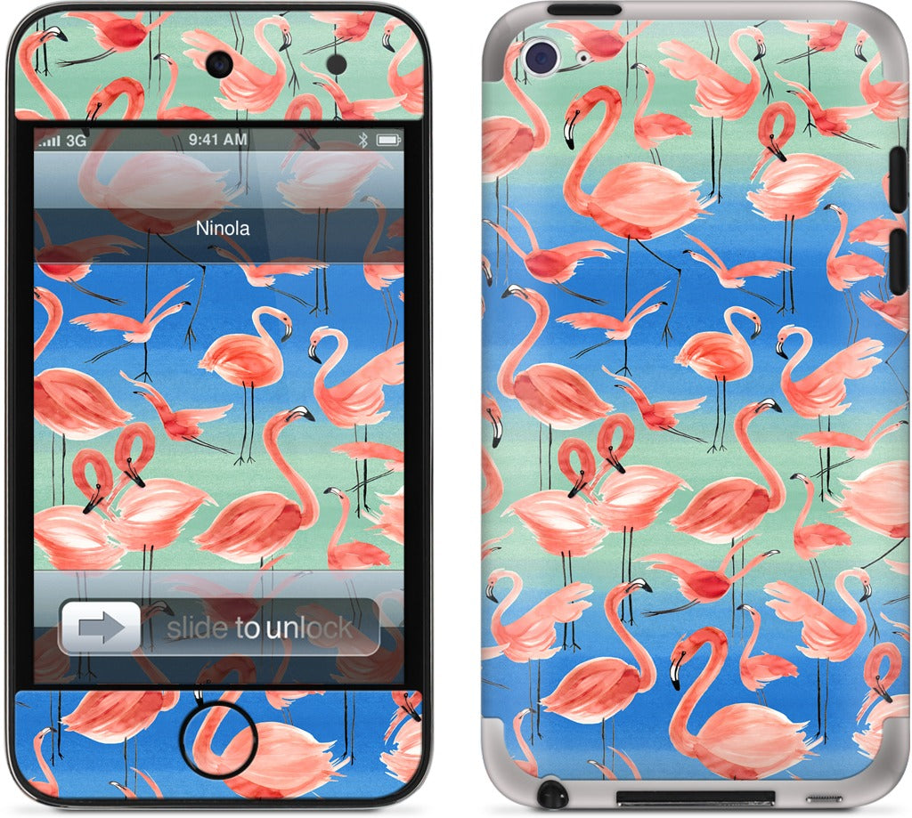 Flamingos iPod Skin