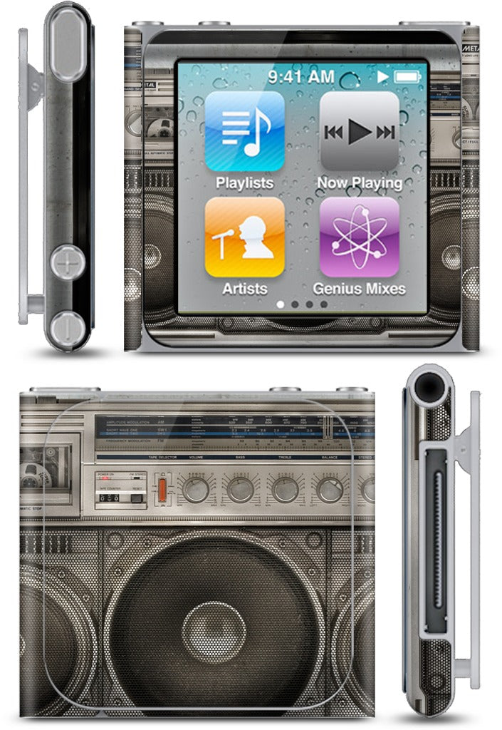 Boombox iPod Skin