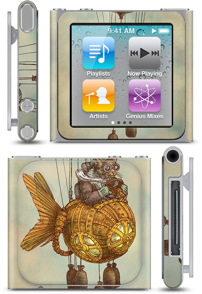 Around The World In A GoldfishFlyer iPod Skin