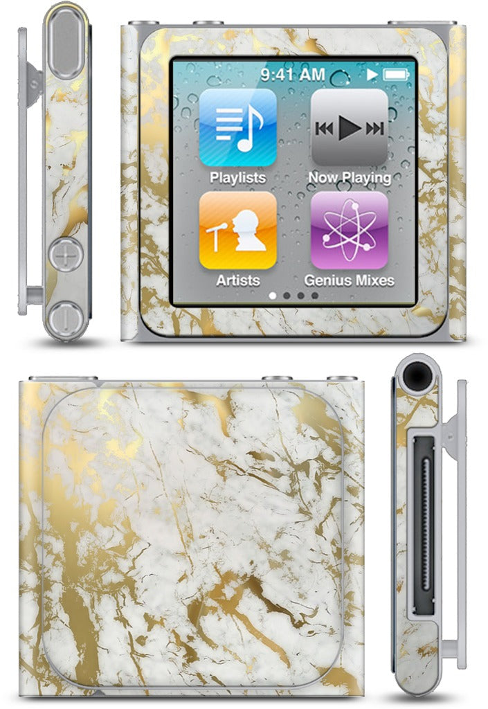 Gold Marble iPod Skin