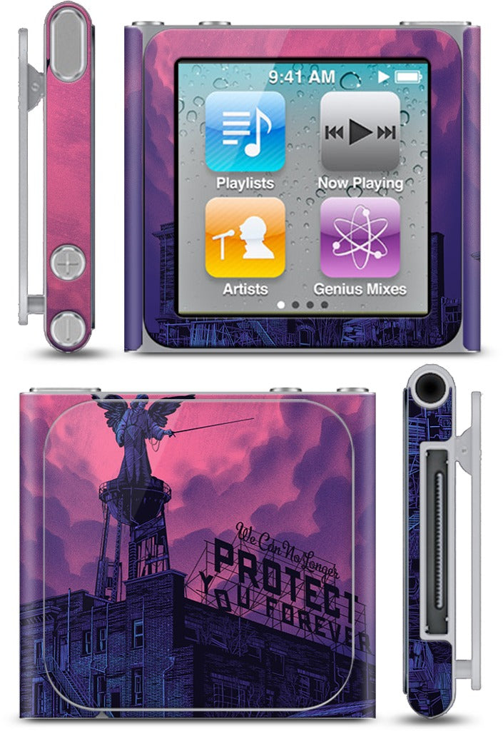 We Can No Longer Protect You iPod Skin