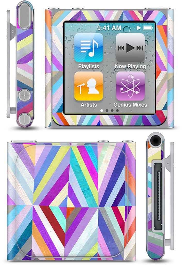 Purple Diamonds iPod Skin