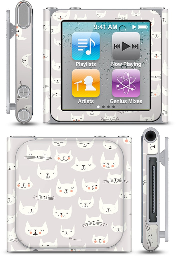 Cat Faces iPod Skin