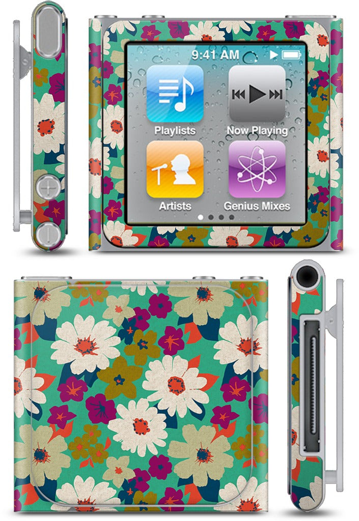Vintage Flowers iPod Skin