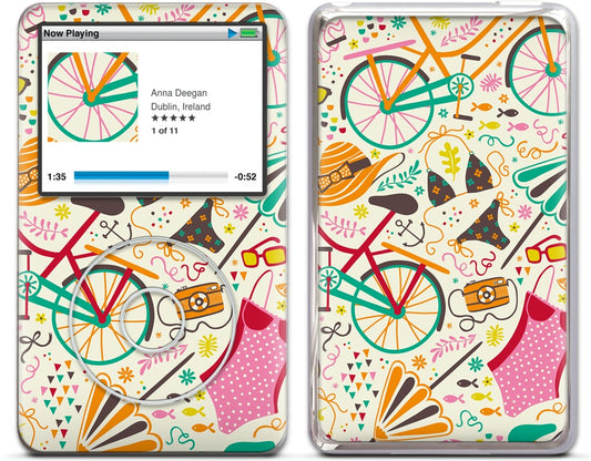 Seaside Cycle iPod Skin