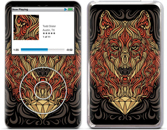 The Lone Wolf iPod Skin